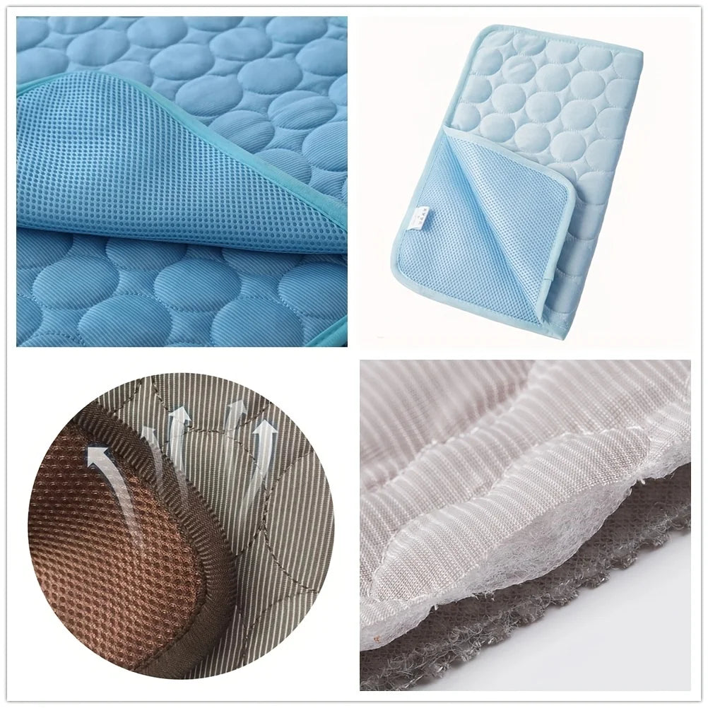 AURELLE Dog Cooling Mat – Self-Cooling Summer Pet Bed for Dogs & Cats
