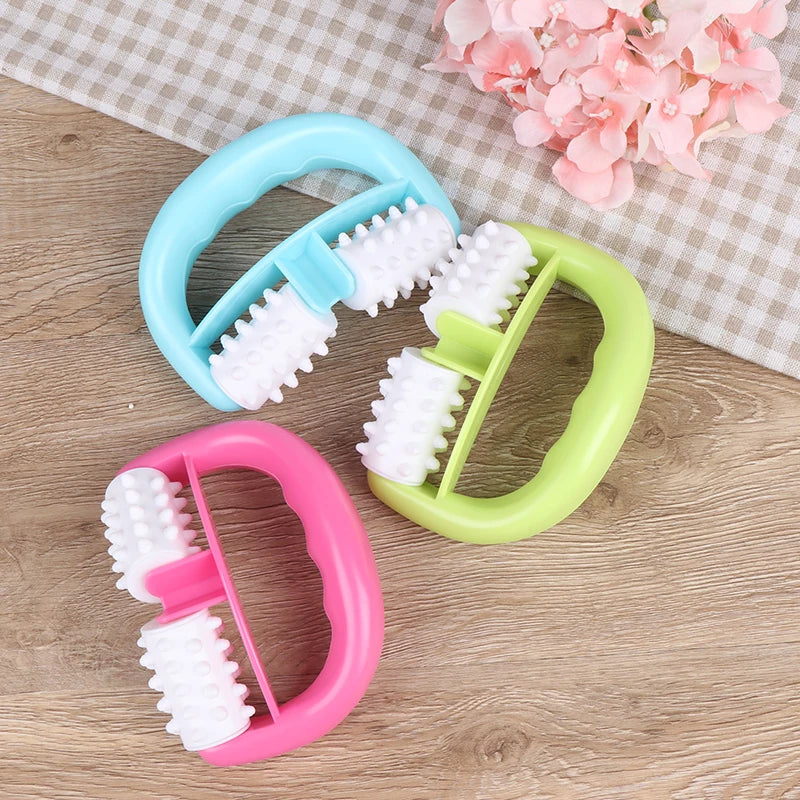Handheld Body Massage Roller – Mini Wheel Massager for Legs, Arms & Body