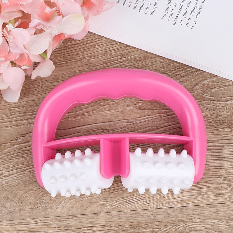 Handheld Body Massage Roller – Mini Wheel Massager for Legs, Arms & Body