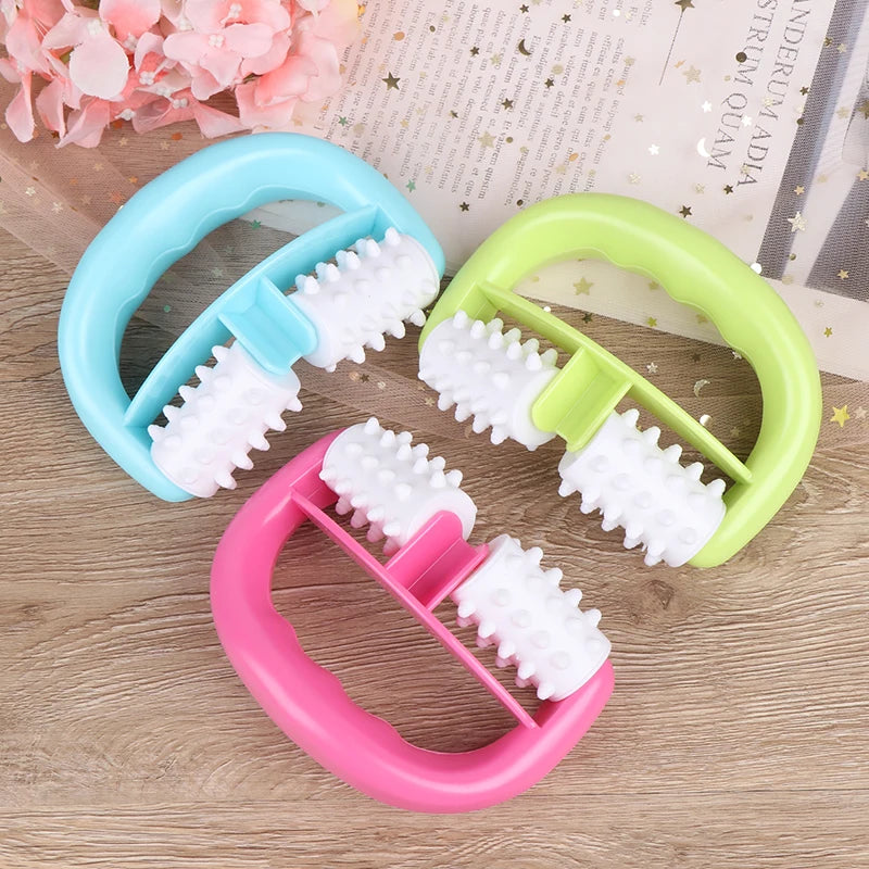 Handheld Body Massage Roller – Mini Wheel Massager for Legs, Arms & Body