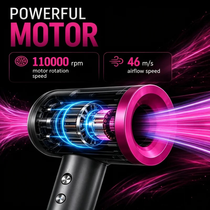 MIVM Leafless Constant Temperature Hair Dryer (5-in-1 Styling Kit)