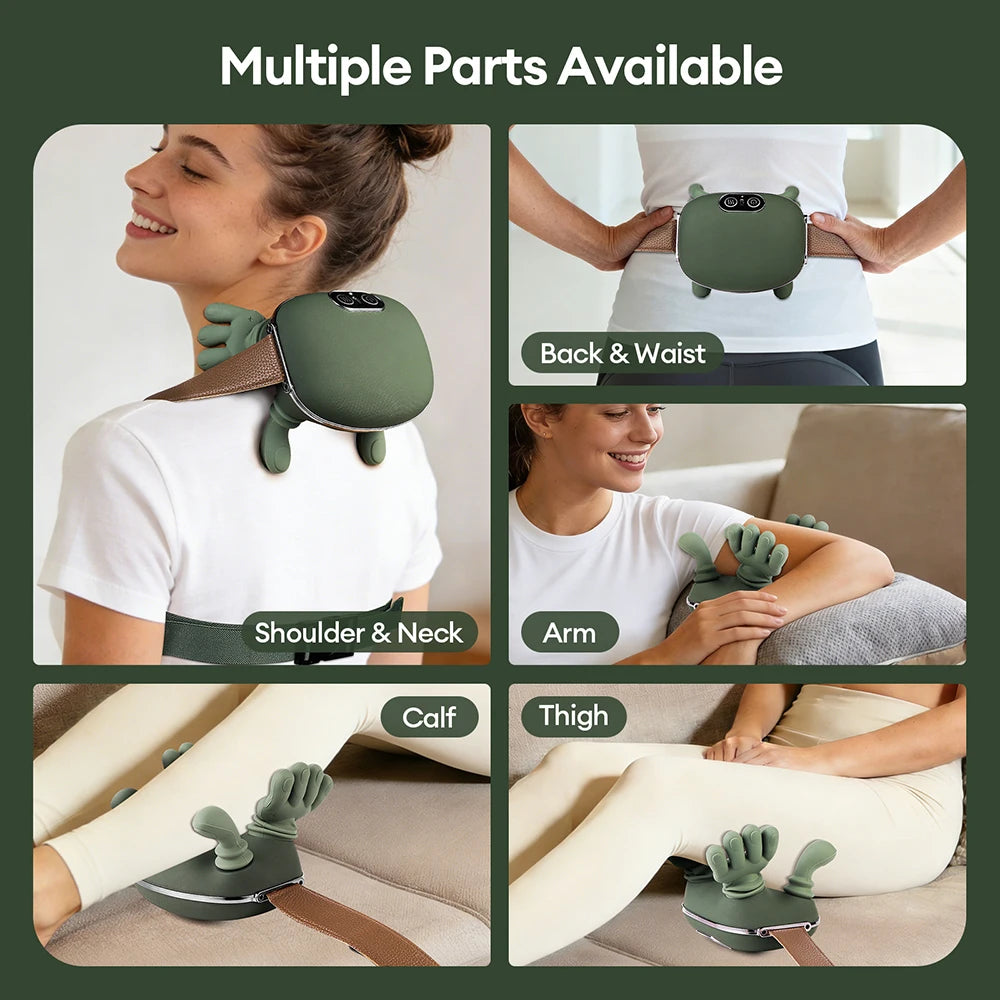 Wireless Neck & Shoulder Massager with 4D Kneading