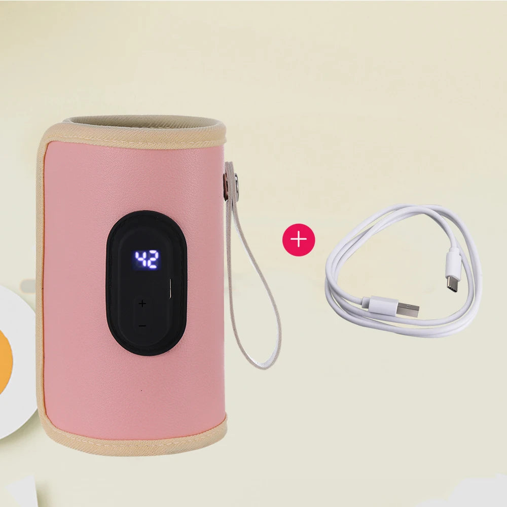 Portable USB Baby Bottle Warmer for Travel & Car