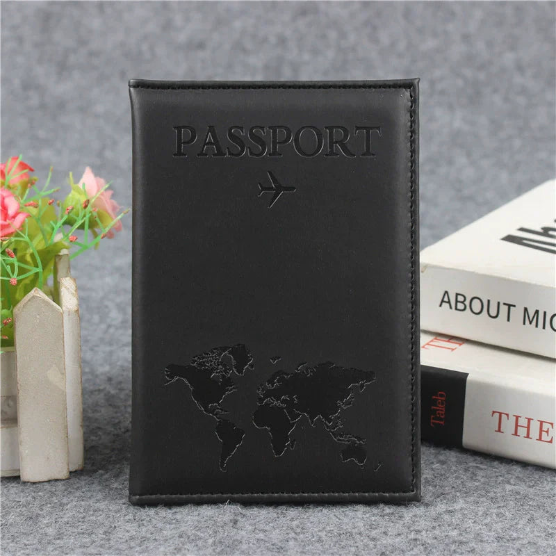 PU Leather Passport Holder – Travel Passport Cover with Card Slots