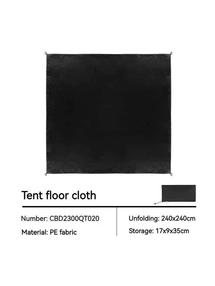 Outdoor Vinyl Tent Cmping Portable Equipment Camping Thick sun Protection And Rainstorm Automatic Quick Opening Tent.