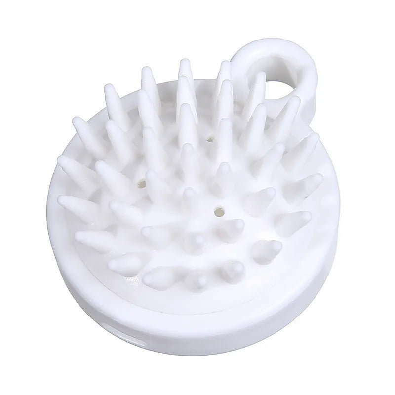 Silicone Shampoo Scalp Massage Brush – Hair & Body Exfoliating Scrubber
