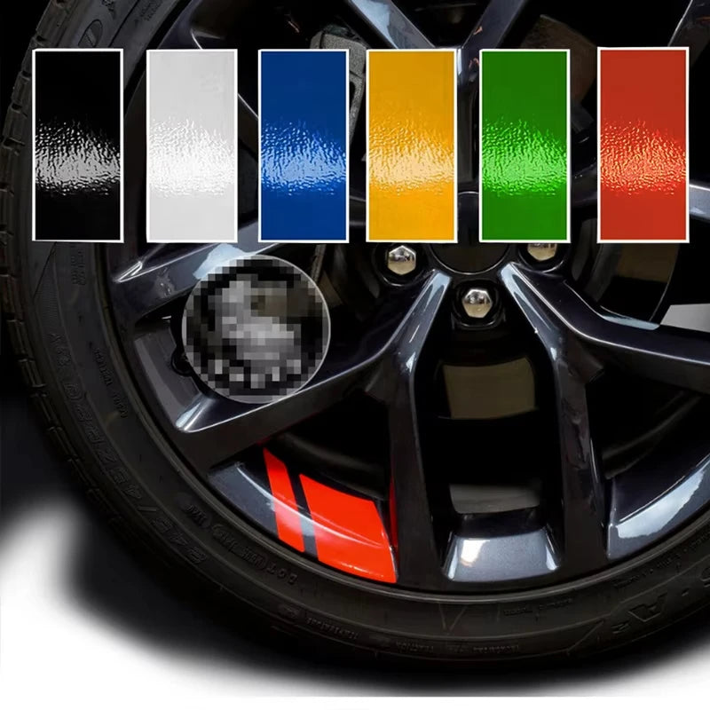 Car Wheel Reflective Stickers – Waterproof Rim Decals for Enhanced Night Visibility & Stylish Wheel Accents