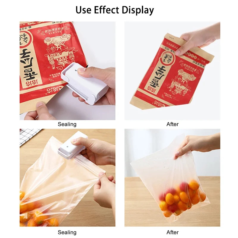 AURELLE Mini Portable Heat Bag Sealer – Handheld Food Storage Sealer