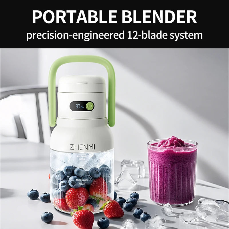 Portable Cordless Blender for Smoothies & Shakes