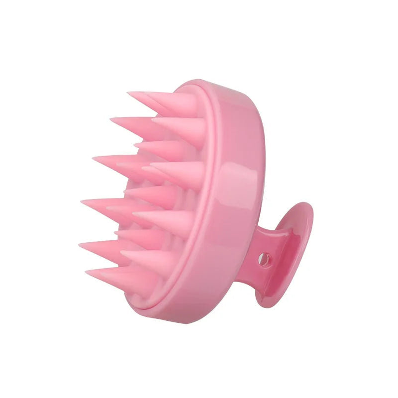 Silicone Shampoo Scalp Massage Brush – Hair & Body Exfoliating Scrubber