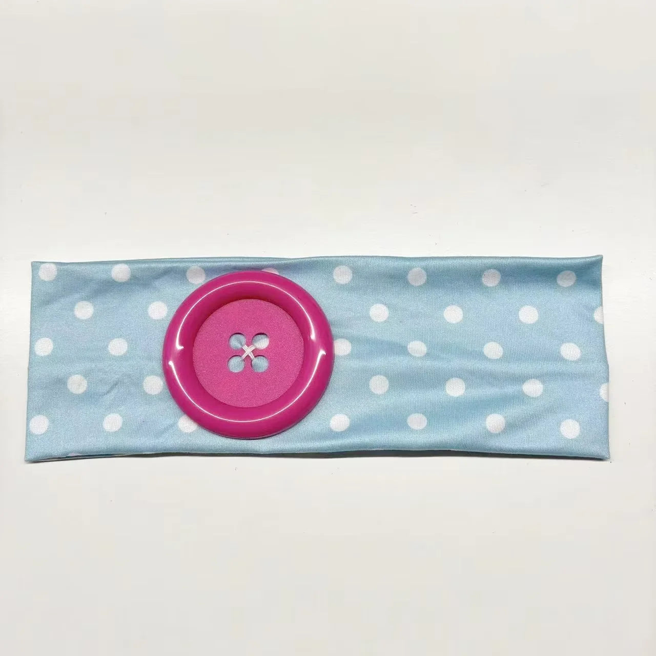 Y2K Retro Polka Dot Stretch Headband