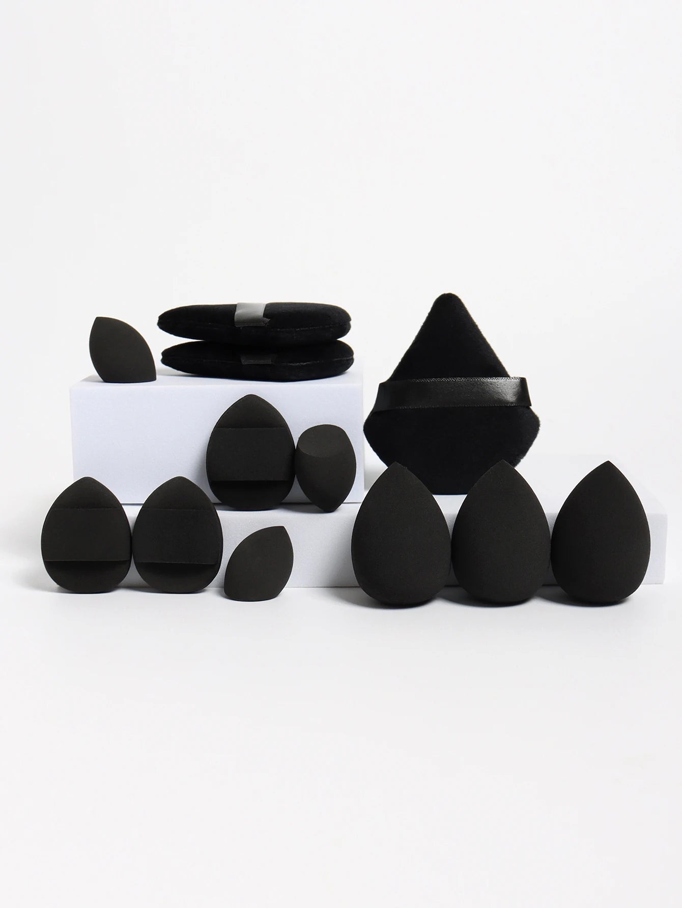 12-Piece Makeup Sponge & Powder Puff Set – Beauty Blending Tools