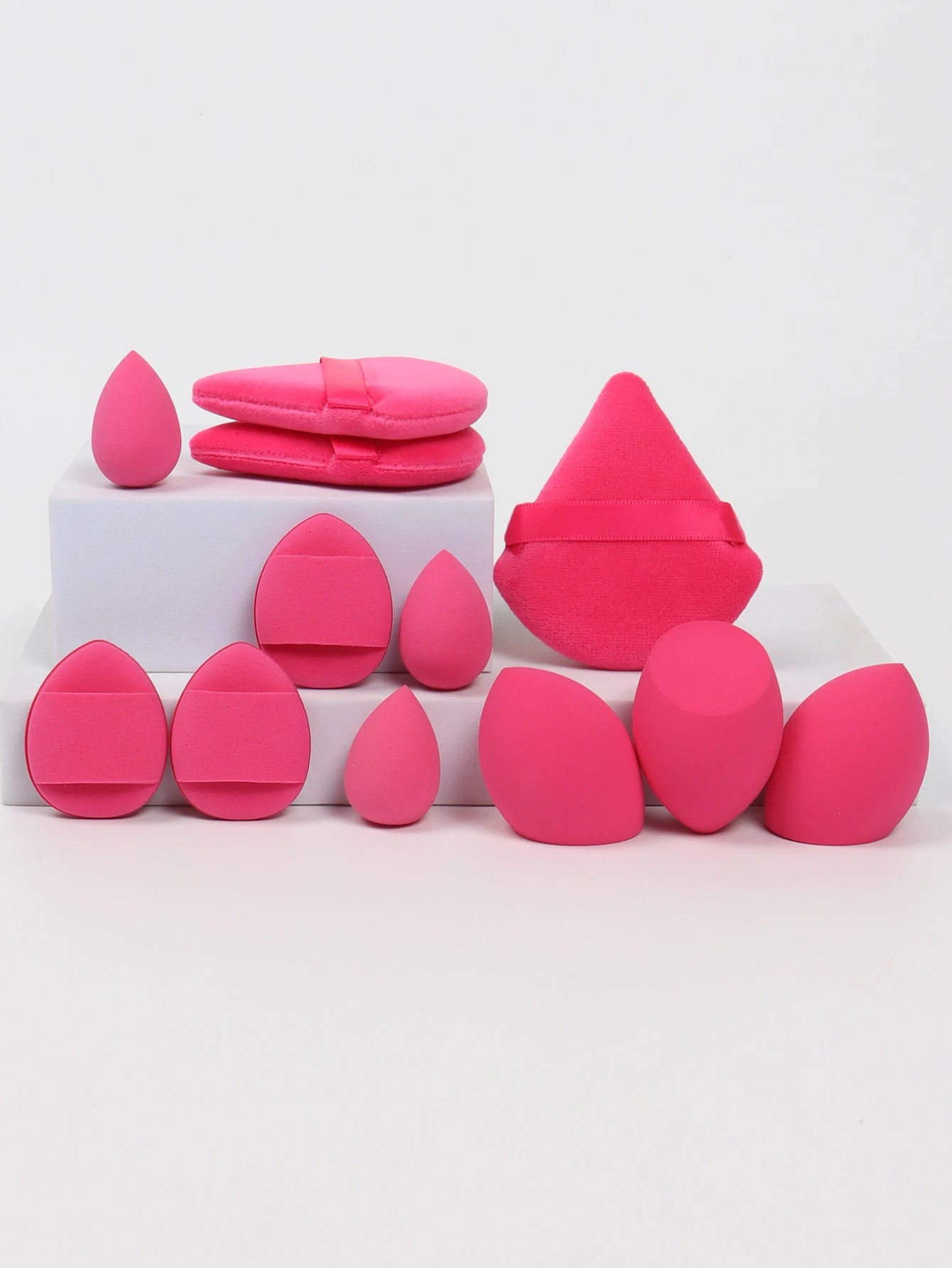 12-Piece Makeup Sponge & Powder Puff Set – Beauty Blending Tools