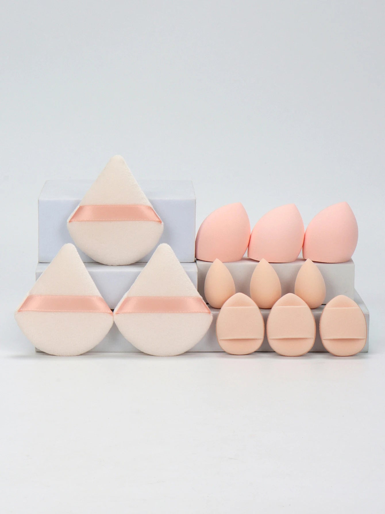 12-Piece Makeup Sponge & Powder Puff Set – Beauty Blending Tools