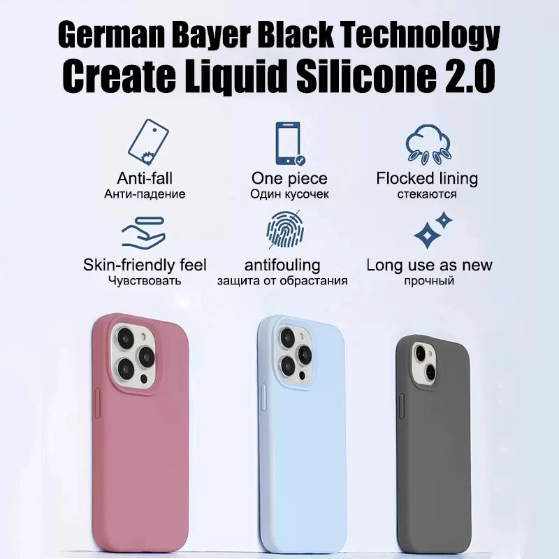Premium Liquid Silicone iPhone Case