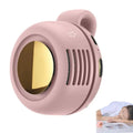 Portable Bladeless Clip-On Mini Fan – USB Rechargeable, 3-Speed Silent Cooling