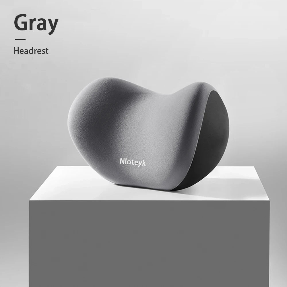 Memory Foam Car Neck Pillow – Ergonomic Headrest & Neck Support Cushion