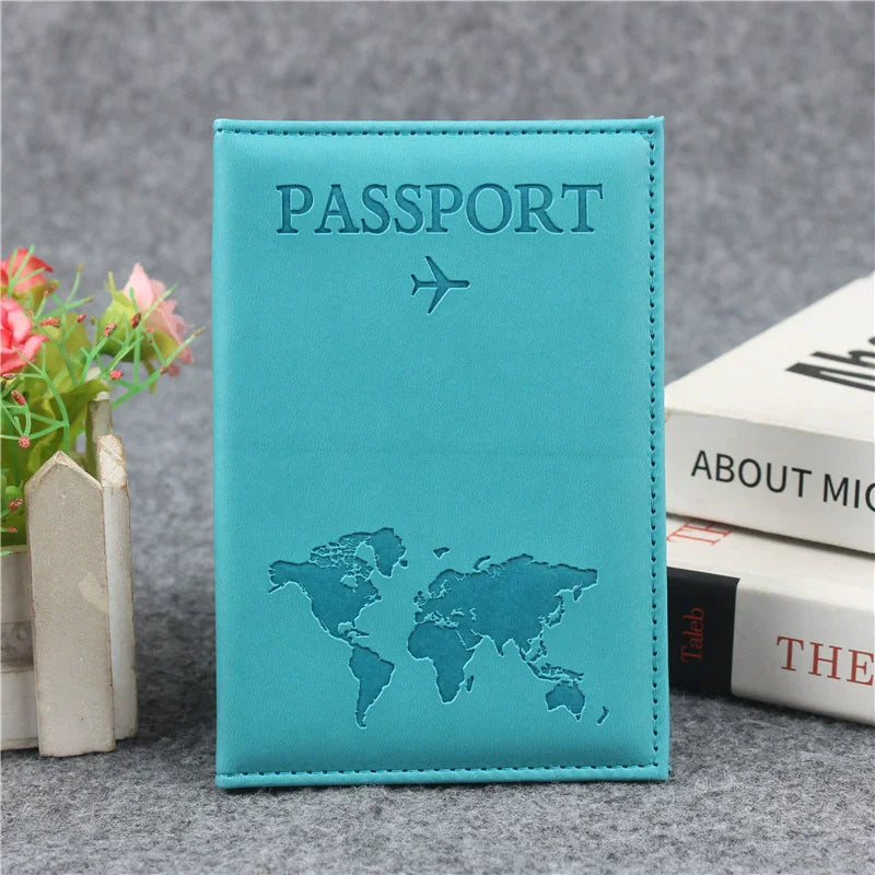 PU Leather Passport Holder – Travel Passport Cover with Card Slots