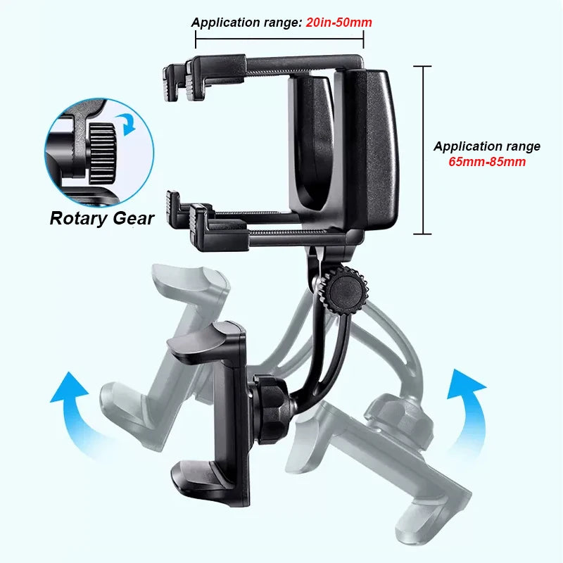 SEAMETAL Rearview Mirror Phone Holder – 360° Adjustable Car Navigation Mount