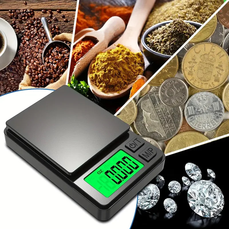 Precision Digital Pocket Scale – 1000g x 0.1g Mini Gram Scale