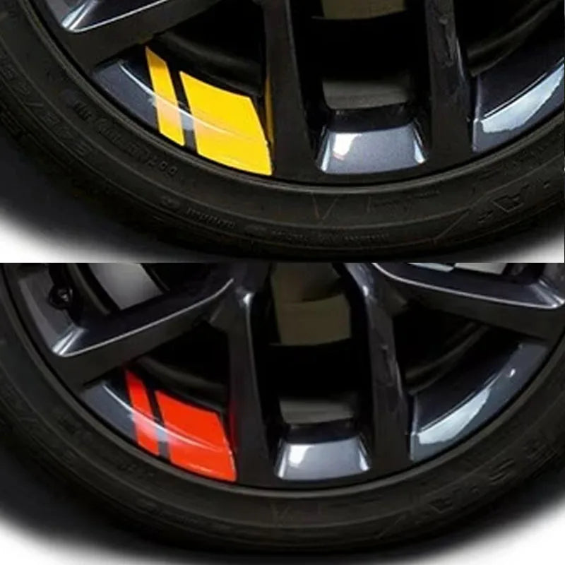 Car Wheel Reflective Stickers – Waterproof Rim Decals for Enhanced Night Visibility & Stylish Wheel Accents