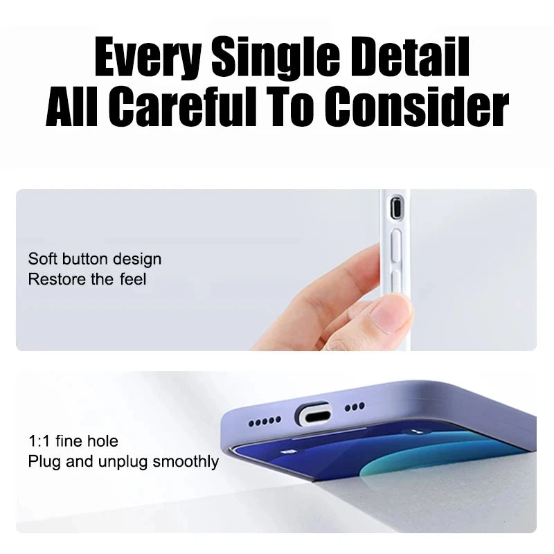 Premium Liquid Silicone iPhone Case