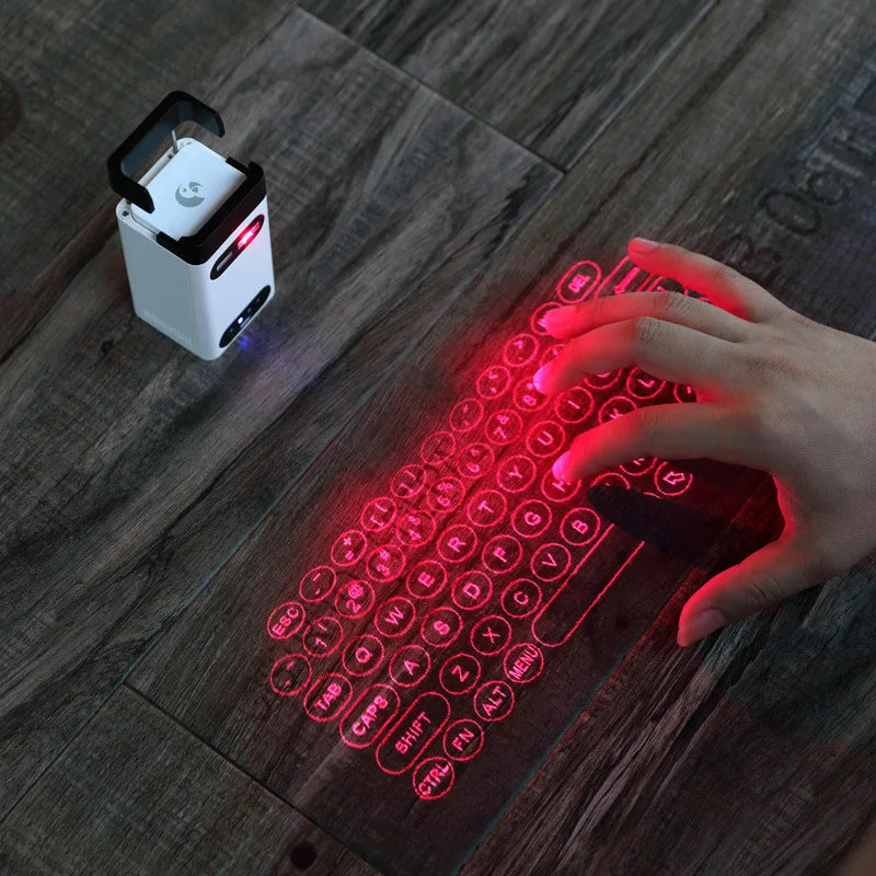 AURELLE Laser Projection Virtual Bluetooth Keyboard – Portable Wireless Typing