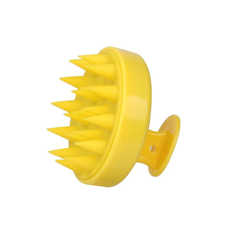 Silicone Shampoo Scalp Massage Brush – Hair & Body Exfoliating Scrubber