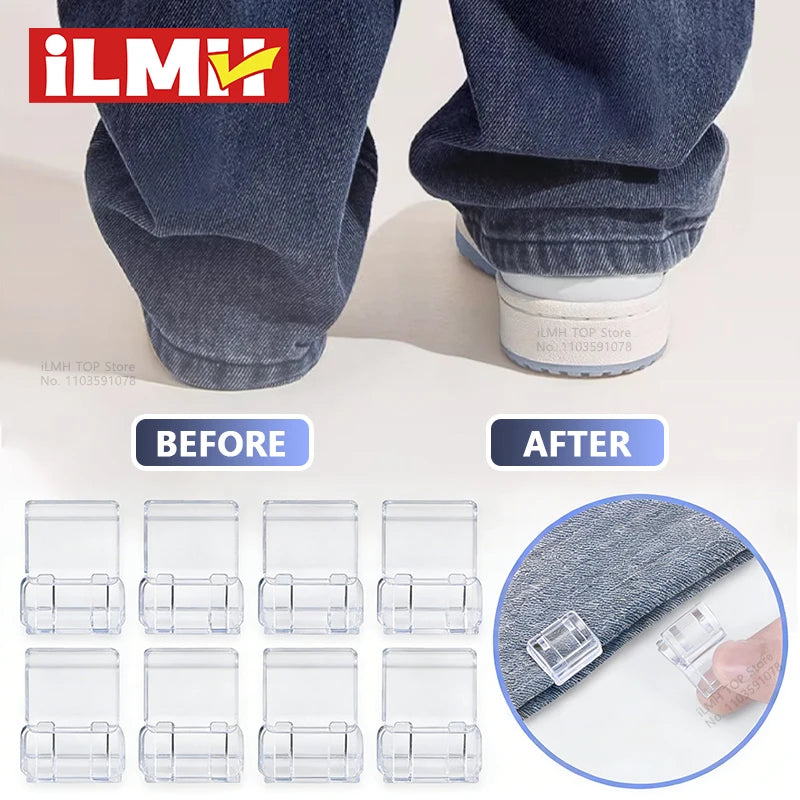 Invisible Pant Hem Clips – No-Sew Adjustable Trouser Length Clips