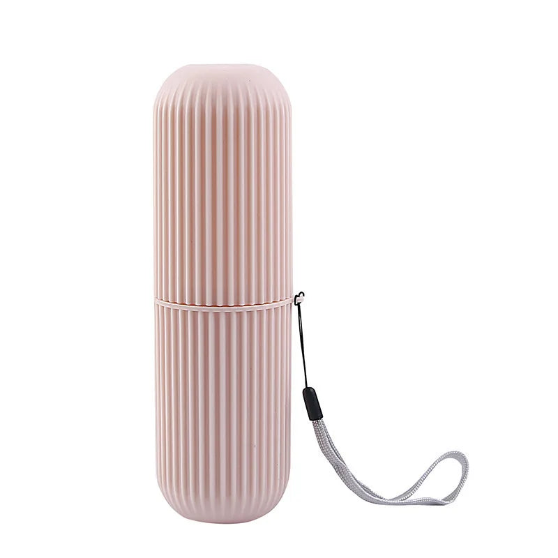Portable Travel Toothbrush & Toothpaste Holder Case – Protective Dental Storage Organizer