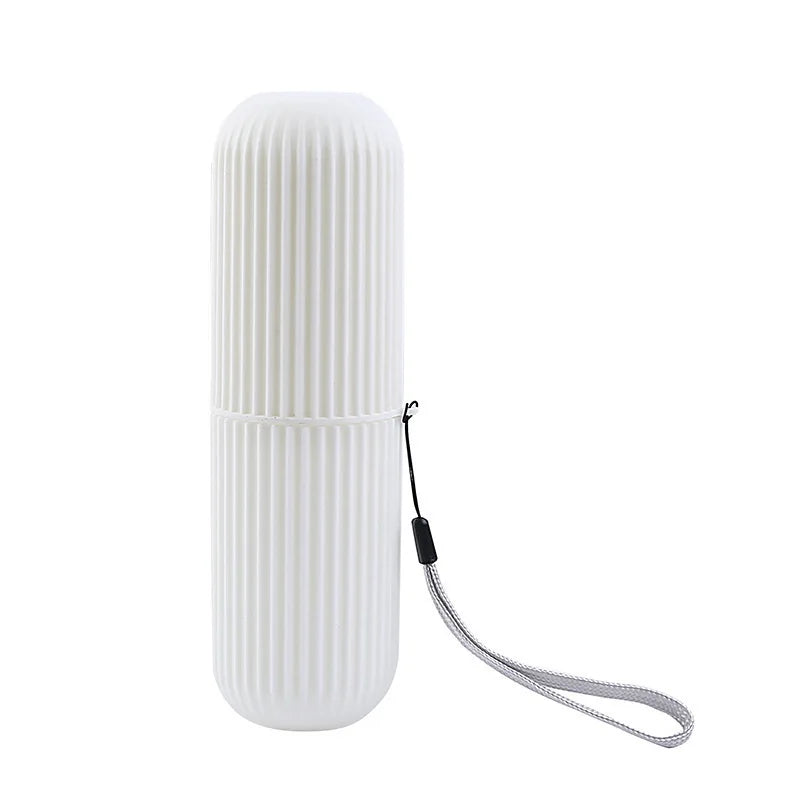 Portable Travel Toothbrush & Toothpaste Holder Case – Protective Dental Storage Organizer