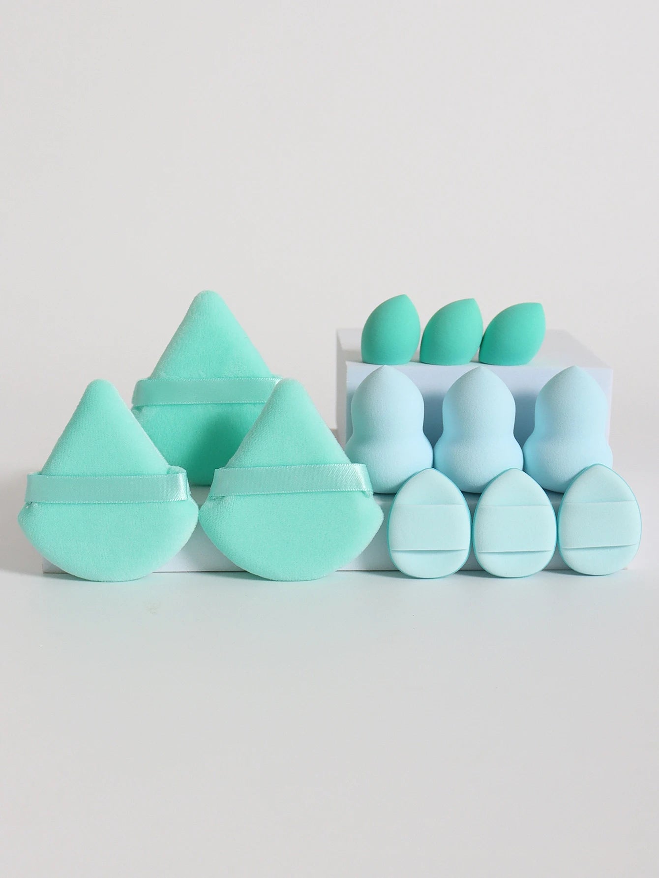 12-Piece Makeup Sponge & Powder Puff Set – Beauty Blending Tools