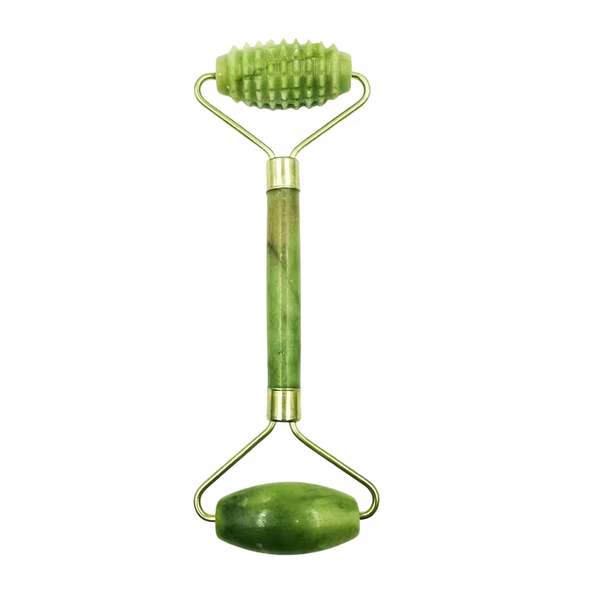 Natural Jade Massage Roller & Gua Sha Set – Facial and Body Massage Tool