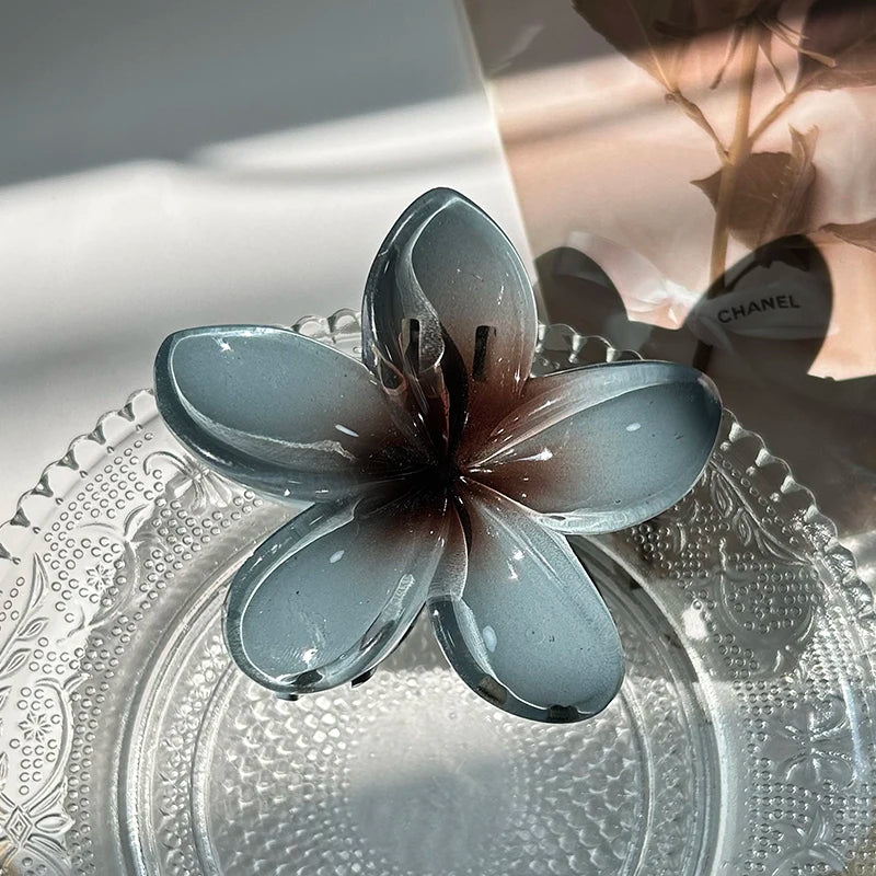 AURELLE Bohemia Flower Hair Claw Clip – Large Women's Fashion Hair Accessory