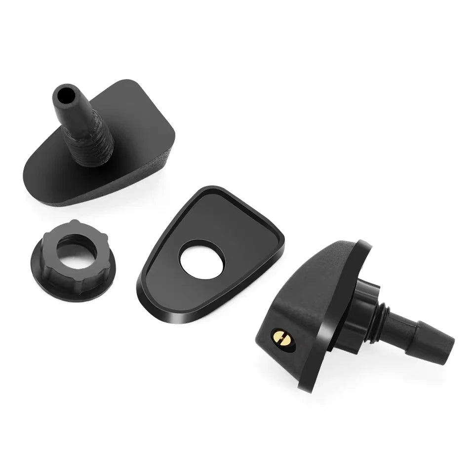 Universal Windshield Washer Nozzle Jets – 2-Piece Adjustable Car Wiper Sprayer Set