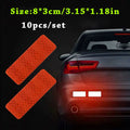 10PCS Car Bumper Reflective Safety Strips