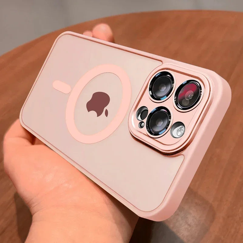 Magnetic Luxury Matte Case for iPhone