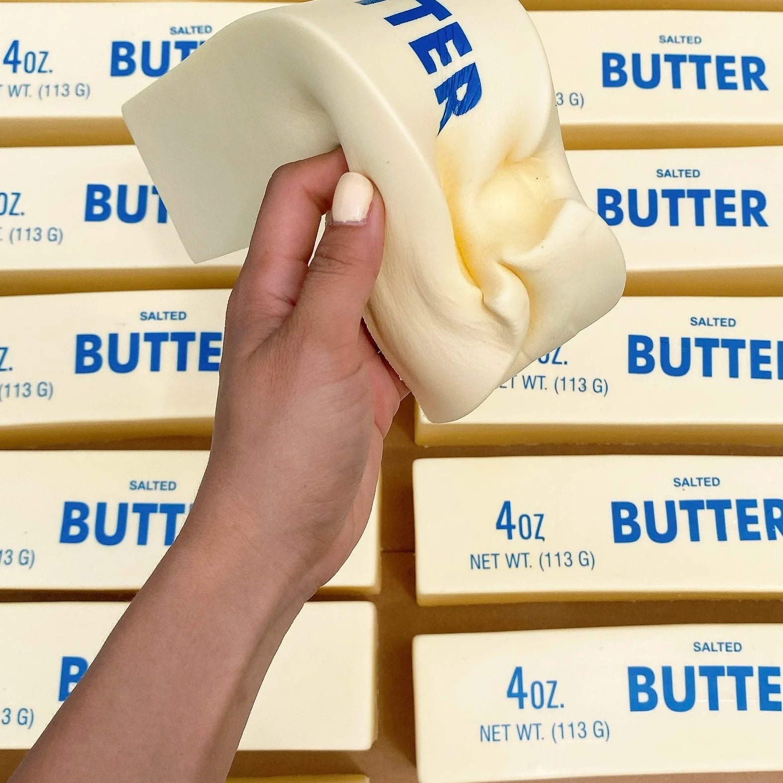 Giant Butter Stick Squishy – Slow Rising Stress Relief To