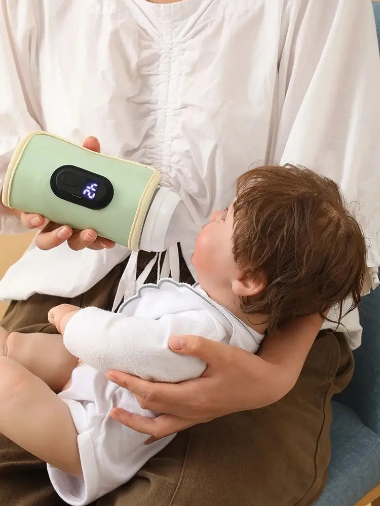 Portable USB Baby Bottle Warmer for Travel & Car