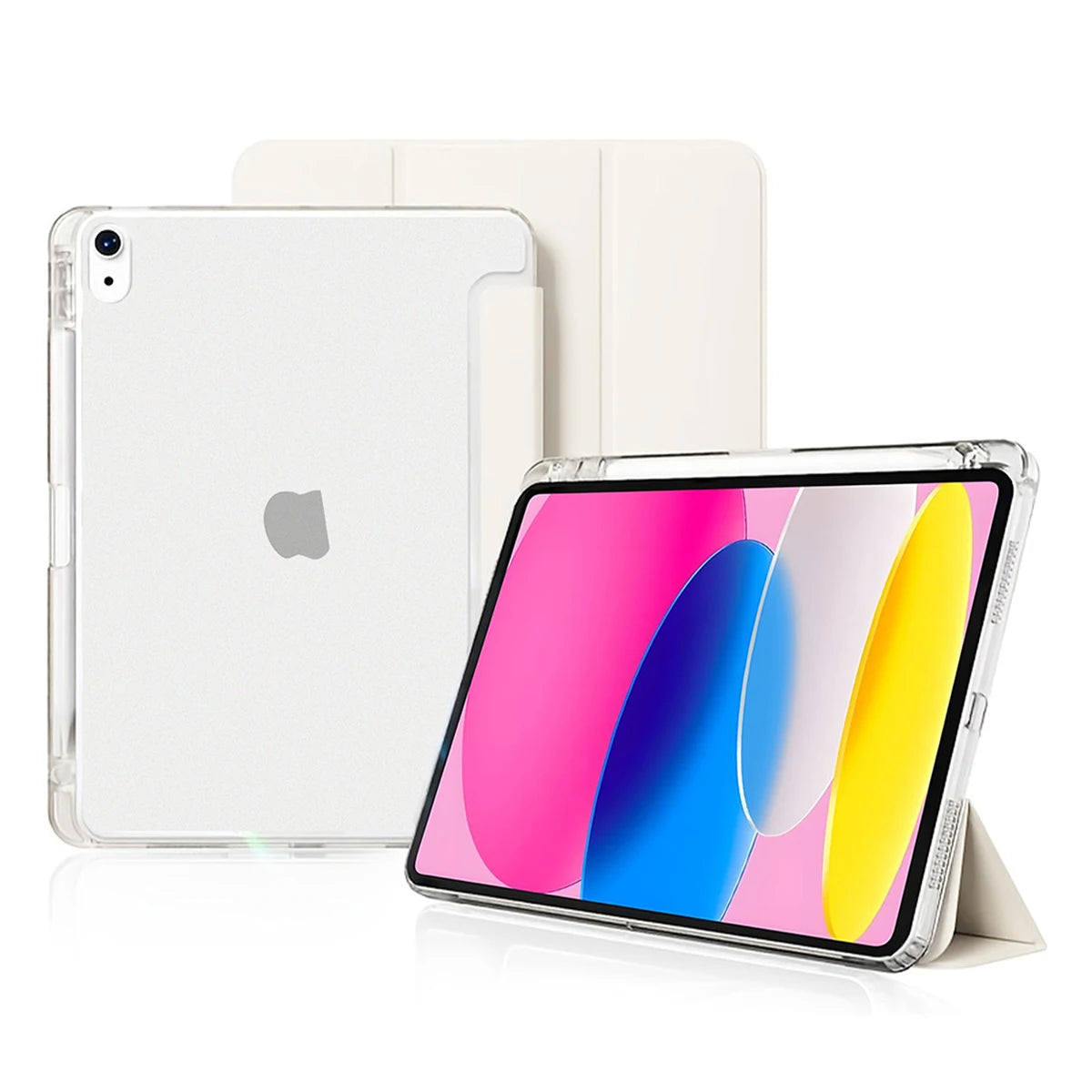 Minimalist Flip Tablet Case – Protective TPU Cover for iPad & Samsung Galaxy Tab