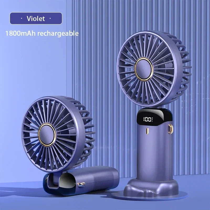 Portable 3-in-1 Mini Neck Fan
