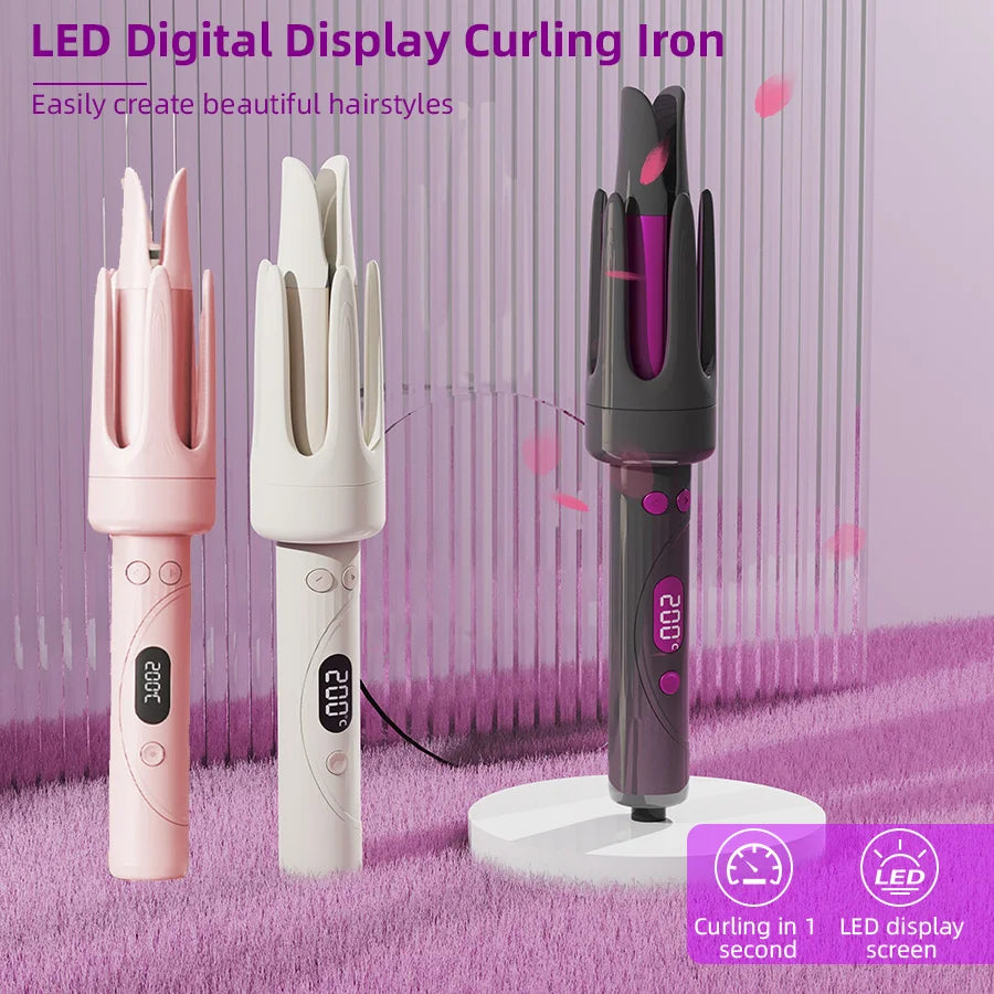 Automatic Rotating Curling Iron – 32mm Ceramic Hair Curler