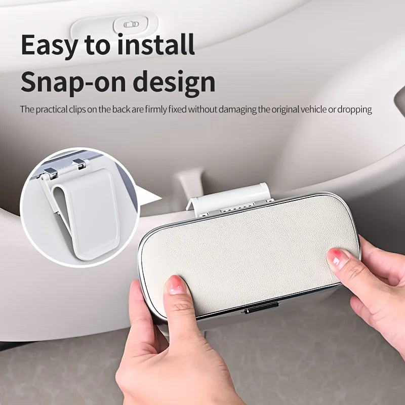 Multifunctional Car Trash Can with Lid – Hanging Leak-Resistant Storage Bin