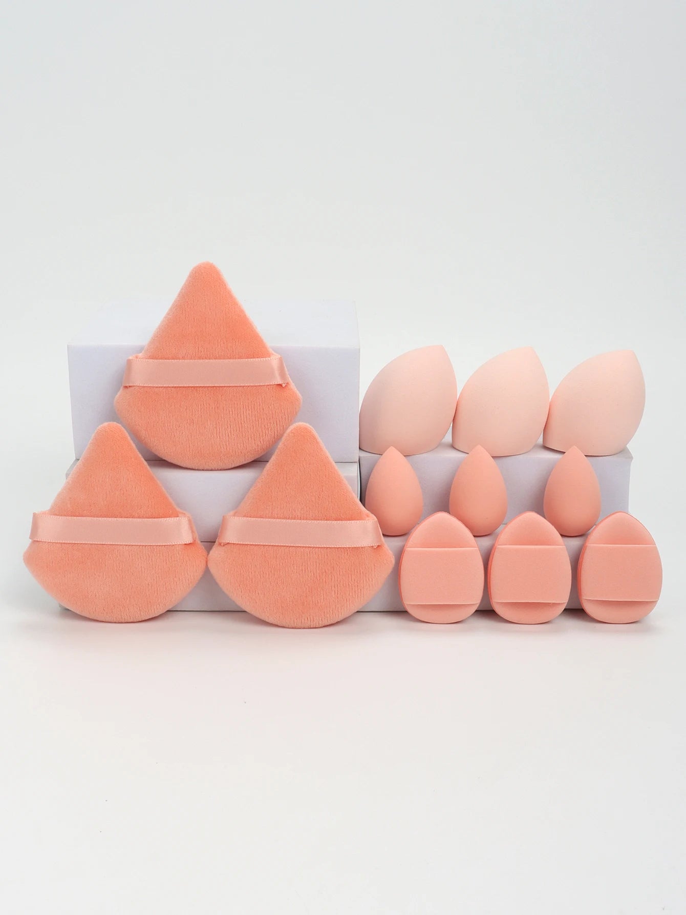 12-Piece Makeup Sponge & Powder Puff Set – Beauty Blending Tools