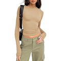 Women’s Long Sleeve Slim Fit Crew Neck Top