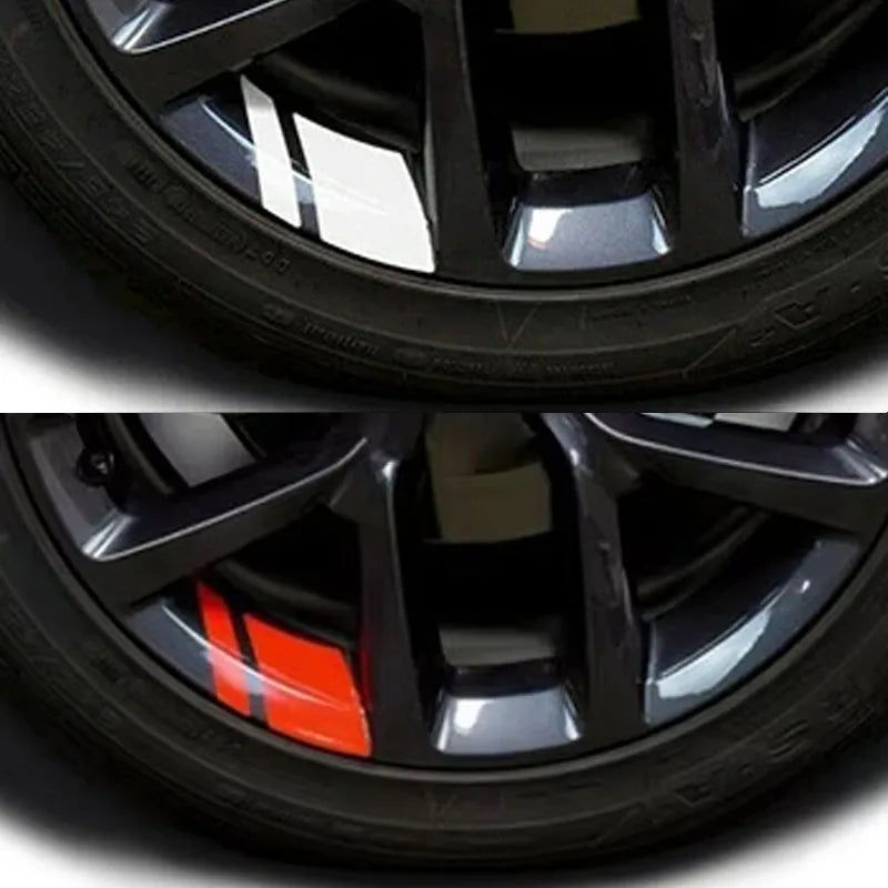 Car Wheel Reflective Stickers – Waterproof Rim Decals for Enhanced Night Visibility & Stylish Wheel Accents