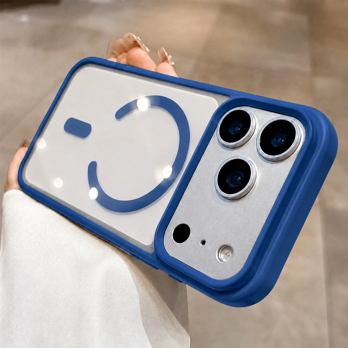 Clear Magnetic Protective Case for iPhone 11–17 Series – Soft-Touch Shockproof Bumper with Raised Camera Protection