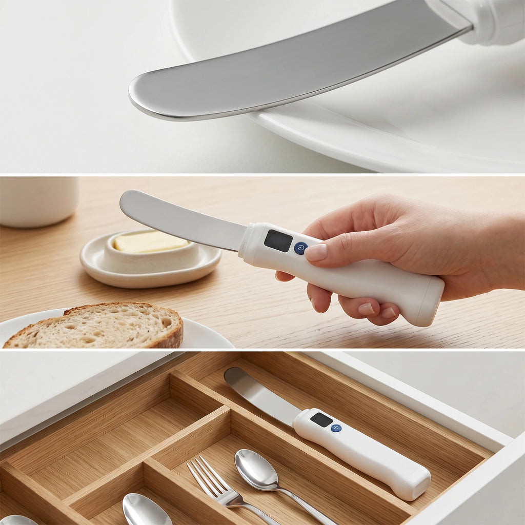USB Rechargeable Heated Butter Knife – Electric Butter Spreader