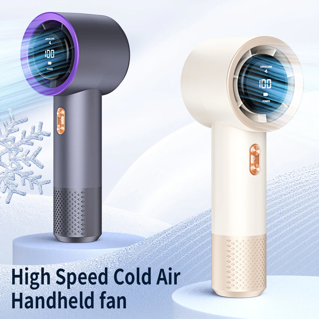 Portable Rechargeable Handheld Fan – 199-Speed Adjustable Mini USB Fan