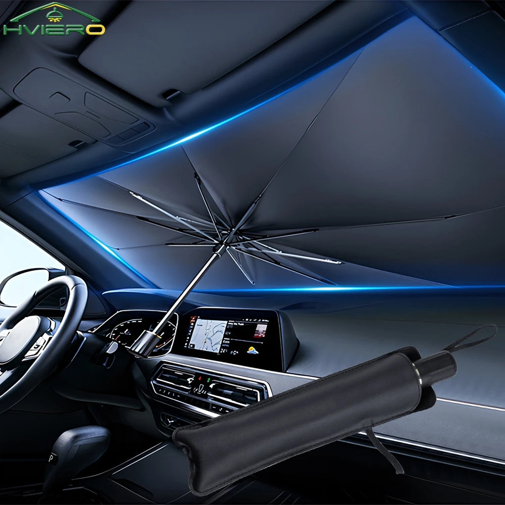 Foldable Car Windshield Sunshade Umbrella – UV Protection Front Windshield Cover
